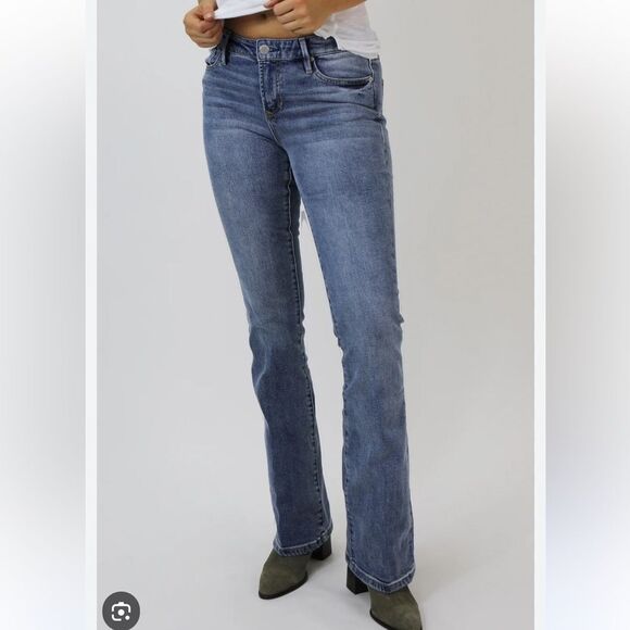 Dear John JAXTYN HIGH RISE BOOTCUT JEANS blue size 31 nwt - Picture 1 of 10